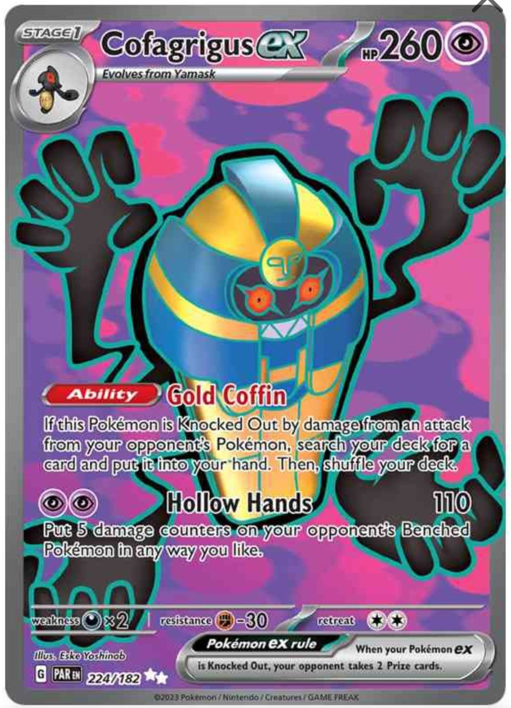 Cofagrigus EX 224/182