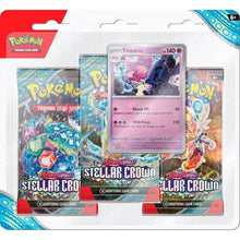 Cargar imagen en el visor de la galería, Stellar Crown Three Booster Blíster ( Paquete con 3 sobres)
