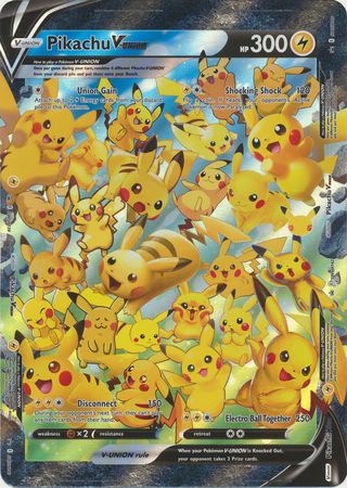 Carta Jumbo Pokemon Pikachu V Union