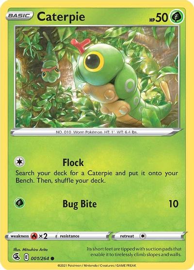 Carta Pokemon Caterpie 001/264