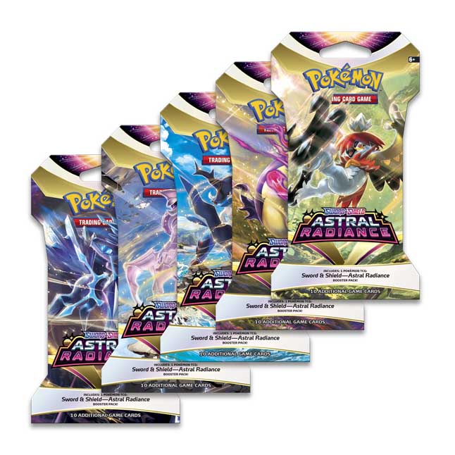 Pokémon TCG: Sword & Shield Astral Radiance 1 Sleeved Booster Pack (10 Cards) INGLES