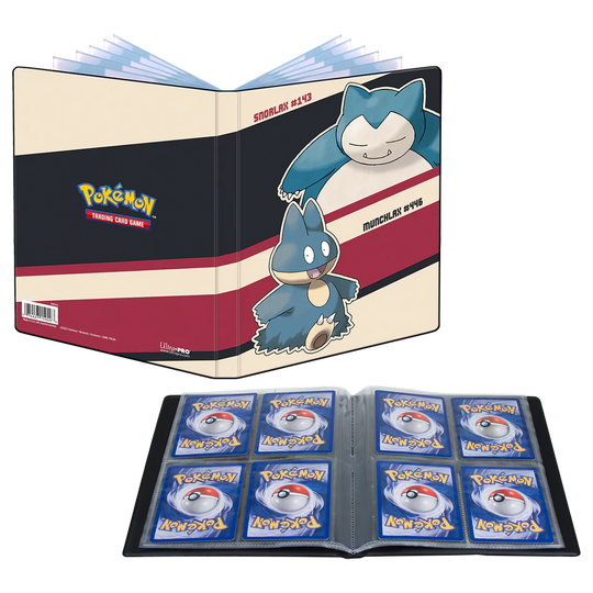 Album/Carpeta Ultra-Pro 4-Pocket Portfolio Pokémon Munchlax Snorlax