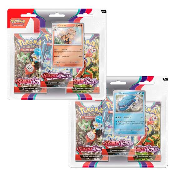 Pokemon TCG Scarlet Violet 1 Blister con 3 Sobres